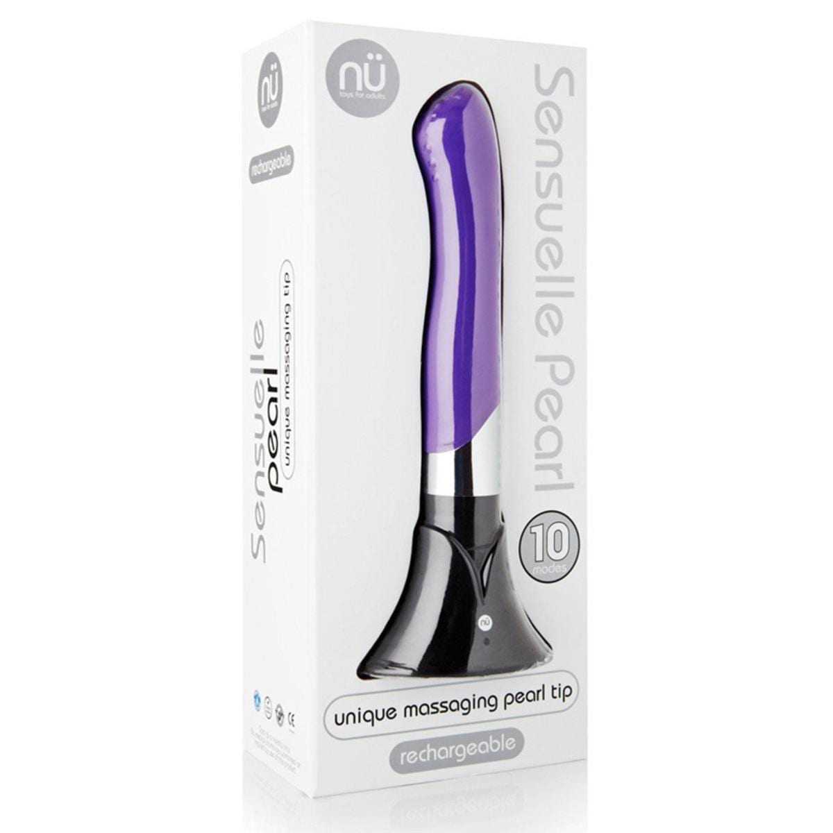 Nu Sensuelle Pearl G-Spot Vibrator with Unique Massaging Pearl Tip - Purple