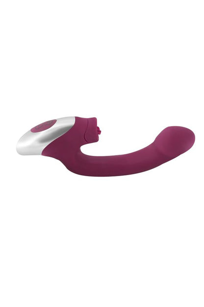 NMC Titanz Bendable Vibrator with Licking Clit Tickler