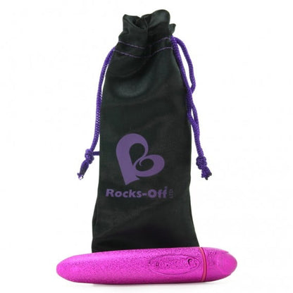 Rocks Off RO-Mona 7 Function Elegantly Sensual Bullet Vibrator - Glitter Pink