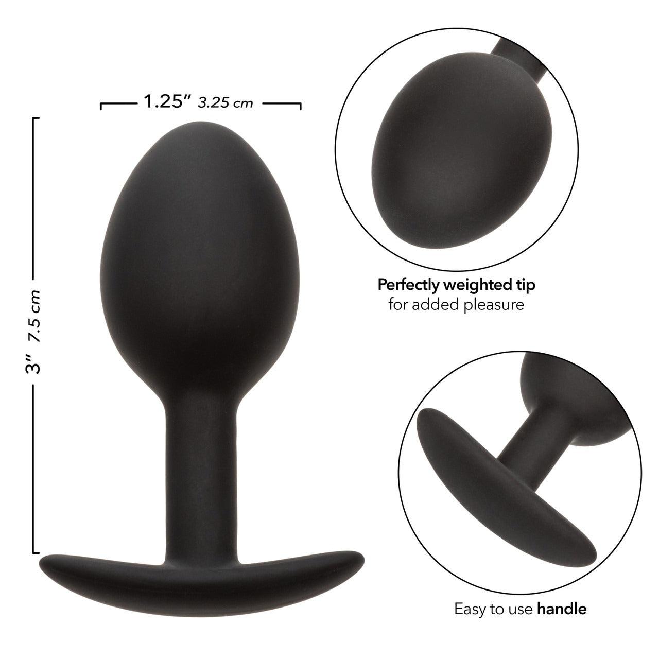 Calexotics Weighted Silicone Plug - Black