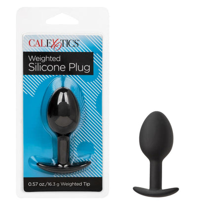 Calexotics Weighted Silicone Plug - Black