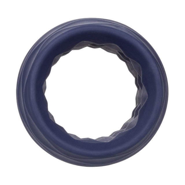 CalExotics Viceroy Reverse Endurance Cock Ring - Blue