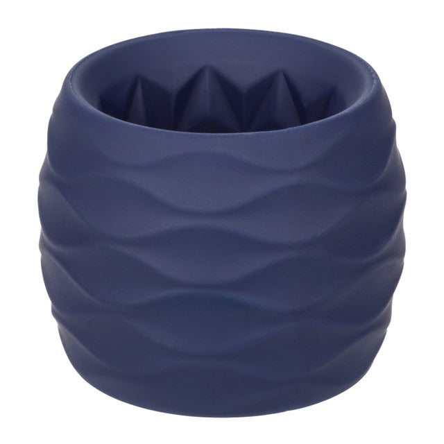 CalExotics Viceroy Reverse Endurance Cock Ring - Blue