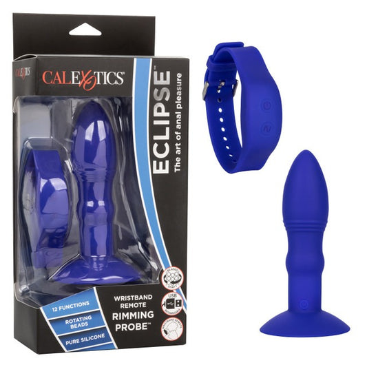 CalExotics Eclipse Wristband Remote Rimming Probe - Blue