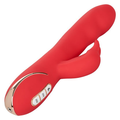 CalExotics Jack Rabbit Signature Heated Silicone Ultra Soft Rabbit - Red