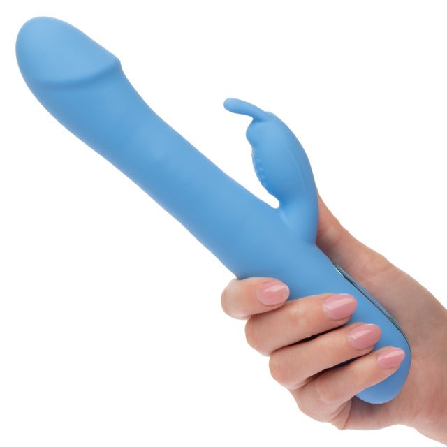 CalExotics Jack Rabbit Elite Rotating Rechargeable Rabbit Vibrator - Blue