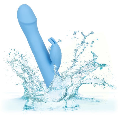 CalExotics Jack Rabbit Elite Rotating Rechargeable Rabbit Vibrator - Blue