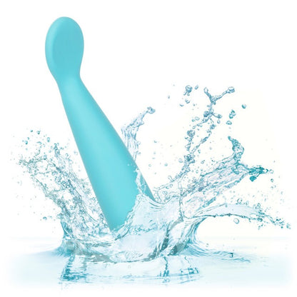 CalExotics Eden Scoop Silicone G-Spot Vibrator - Teal