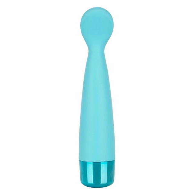 CalExotics Eden Scoop Silicone G-Spot Vibrator - Teal