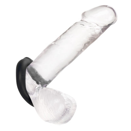 CalExotics Alpha Liquid Silicone Optimum Cock Ring - Black