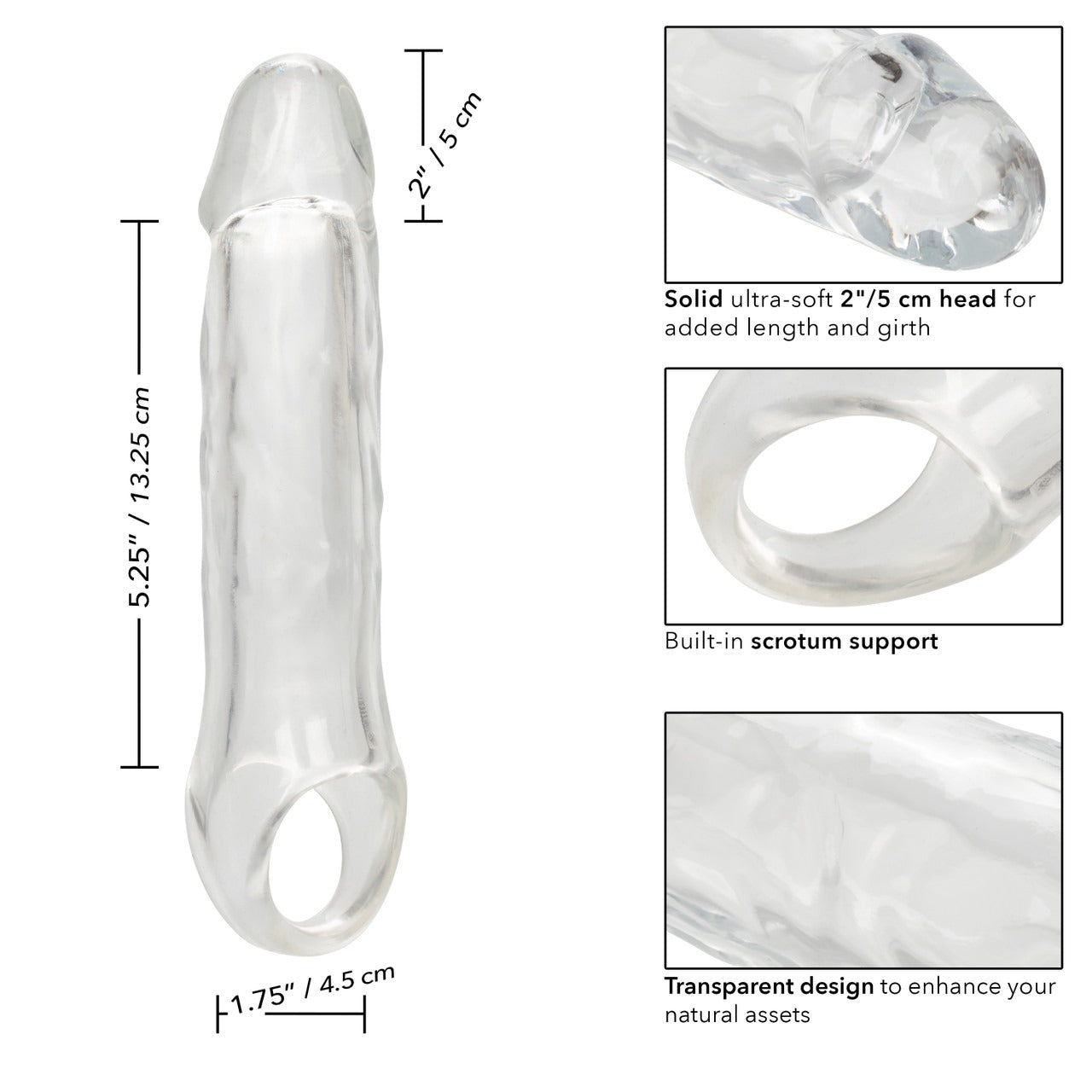 Performance Maxx Clear Extension 7.5" - Clear