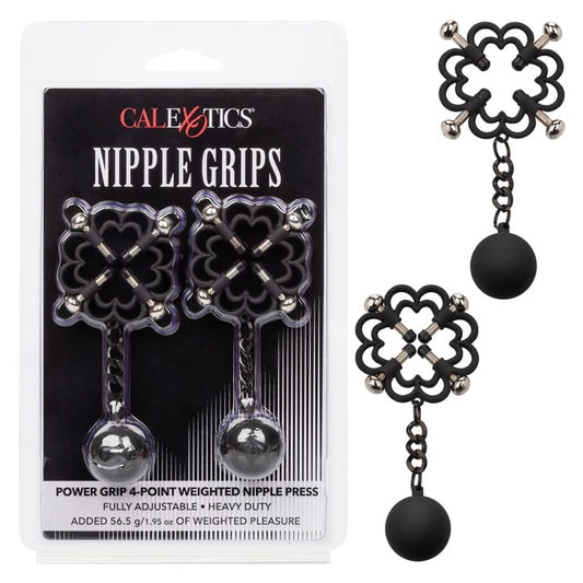 CalExotics Nipple Grips Power Grip 4-Point Weighted Nipple Press