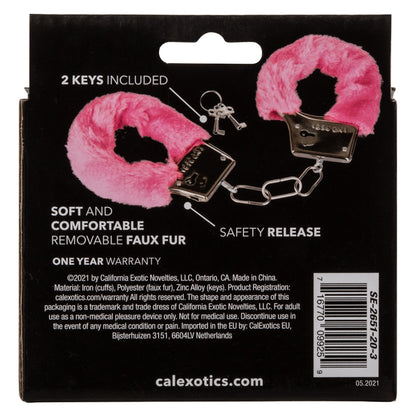 CalExotics Playful Furry Cuffs - Pink