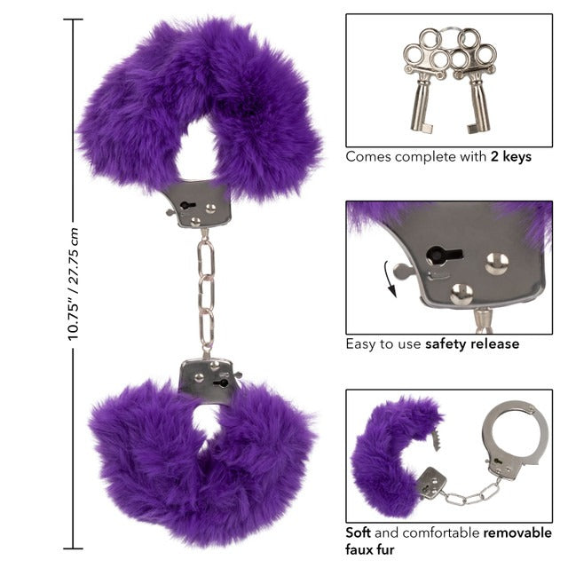 CalExotics Ultra Furry Cuffs - Purple