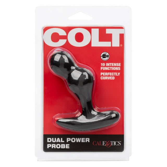 CalExotics Colt Rechargeable Dual Power Vibrating Anal Probe - Black