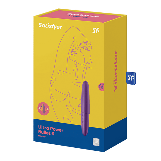 Satisfyer Ultra Power Bullet 6 Rechargeable Vibrator - Purple