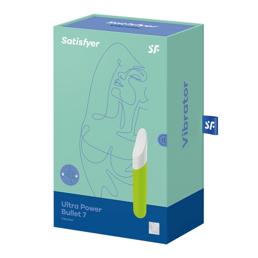 Satisfyer Ultra Power Bullet 7 Rechargeable Vibrator - Green