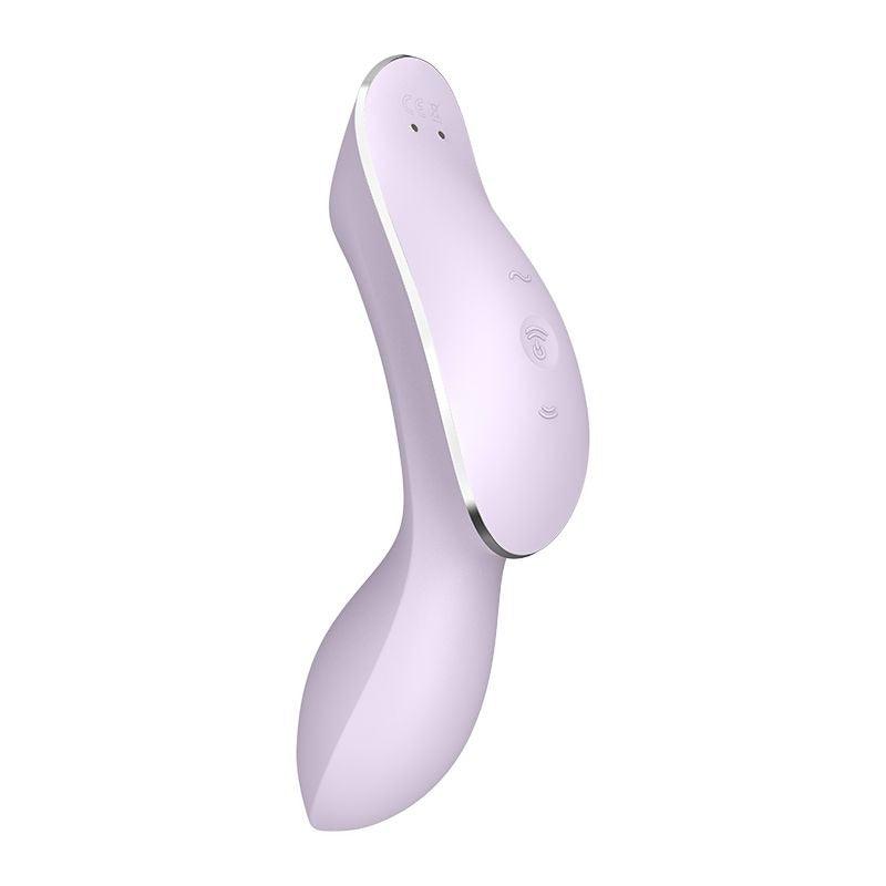 Satisfyer Curvy Trinity 2 Insertable Air Pulse Vibrator - Violet