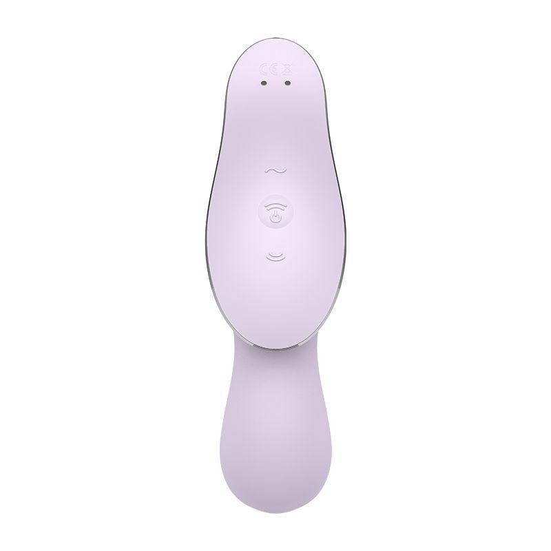 Satisfyer Curvy Trinity 2 Insertable Air Pulse Vibrator - Violet