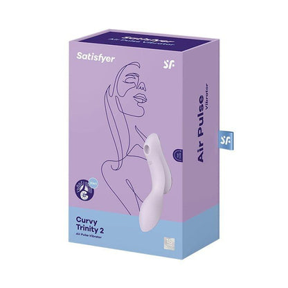 Satisfyer Curvy Trinity 2 Insertable Air Pulse Vibrator - Violet
