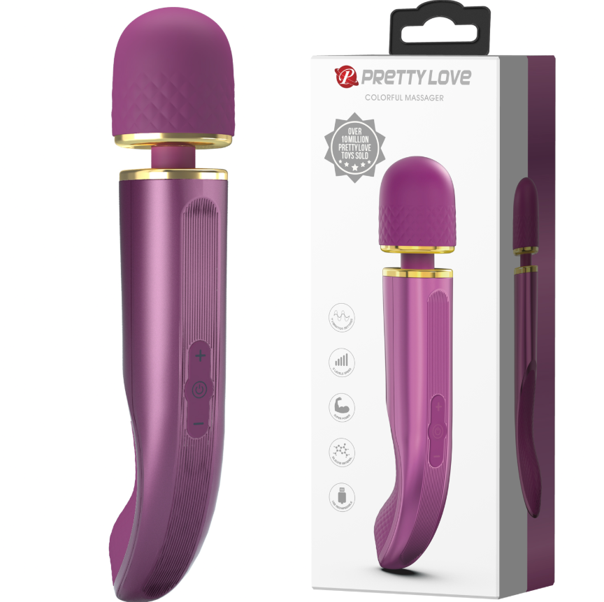 Pretty Love Azlins Powerful Silicone Rechargeable Massager
