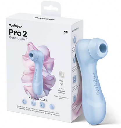 Satisfyer Pro 2 Generation 4 Rechargeable Clitoral Stimulator with App Control