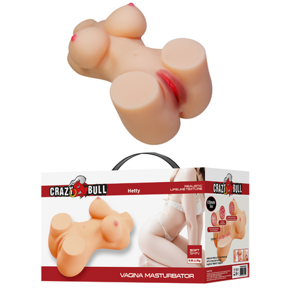 Crazy Bull Hetty Realistic Vaginal & Anal Body Masturbator 1.9kg