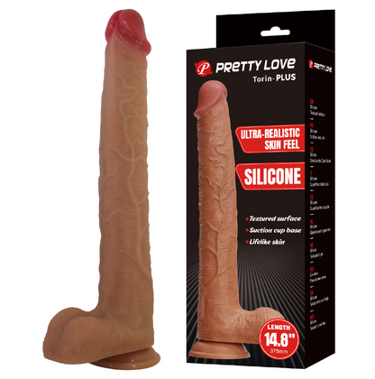 Pretty Love Torin 14.8" Ultra Realistic Silicone Dildo
