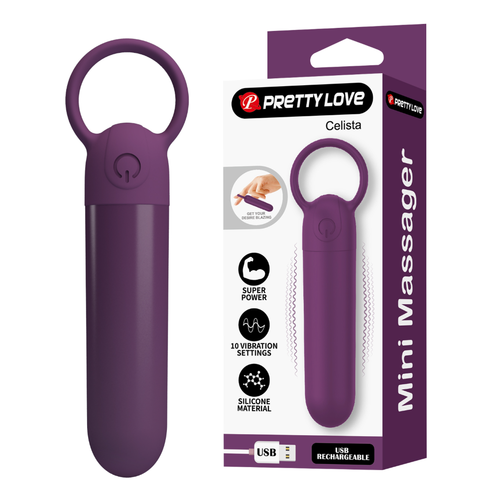 Pretty Love Celista Mini Massager with Handle