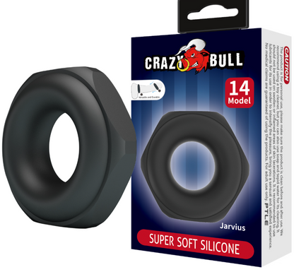 Crazy Bull Jarvius Super Soft Silicone Cock Ring