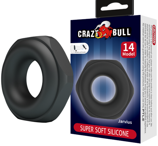 Crazy Bull Jarvius Super Soft Silicone Cock Ring