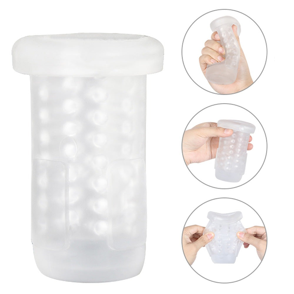 Juicy Lamour Gia Cup Thrusting Rotating Moaning Masturbator with Suction Mount