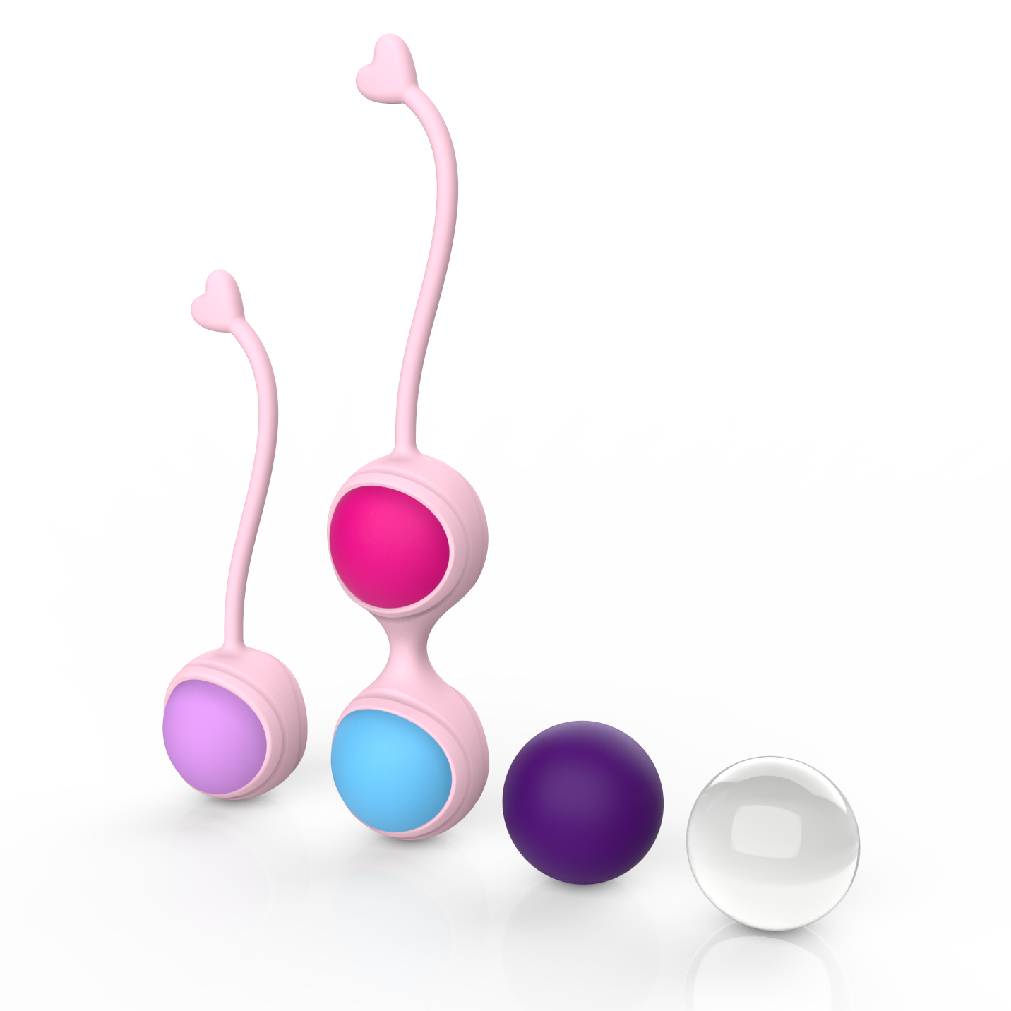 y.Love Lorinda-Fit Interchangeable Weighted Mixed Kegel Ball Training Set