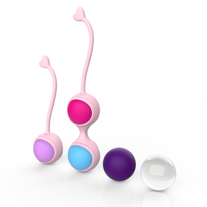 y.Love Lorinda-Fit Interchangeable Weighted Mixed Kegel Ball Training Set