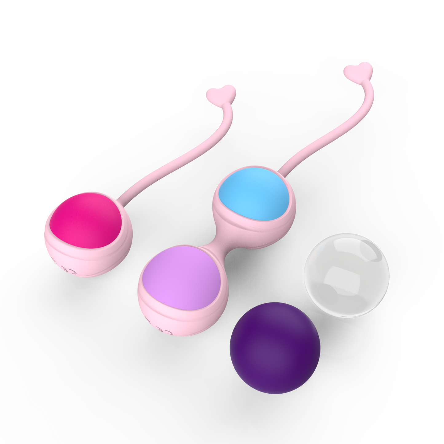 y.Love Lorinda-Fit Interchangeable Weighted Mixed Kegel Ball Training Set