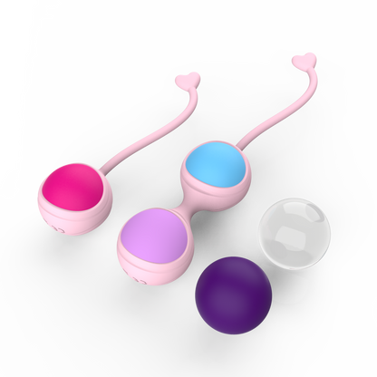 y.Love Lorinda-Fit Interchangeable Weighted Mixed Kegel Ball Training Set