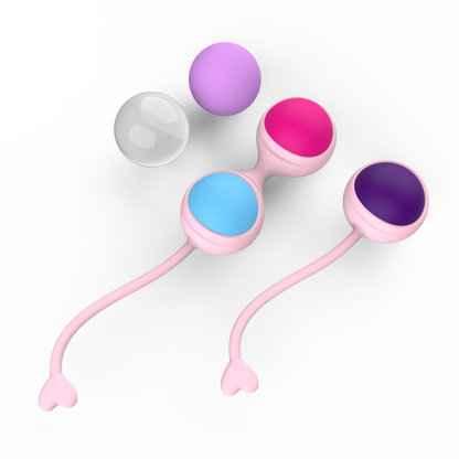 y.Love Lorinda-Fit Interchangeable Weighted Mixed Kegel Ball Training Set