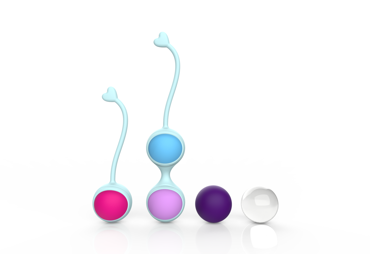 y.Love Lorinda-Fit Interchangeable Weighted Mixed Kegel Ball Training Set