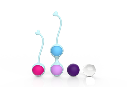 y.Love Lorinda-Fit Interchangeable Weighted Mixed Kegel Ball Training Set