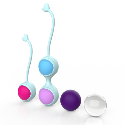 y.Love Lorinda-Fit Interchangeable Weighted Mixed Kegel Ball Training Set