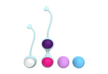 y.Love Lorinda-Fit Interchangeable Weighted Mixed Kegel Ball Training Set