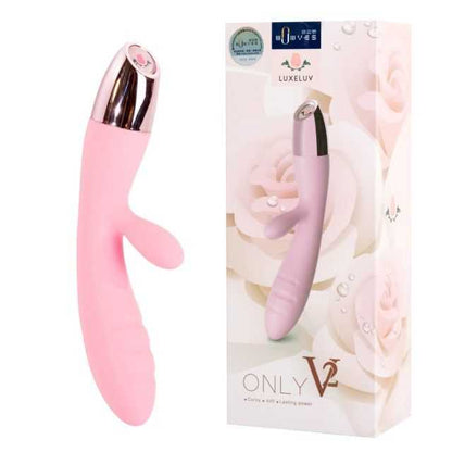 WowYes Luxeluv Only V2 Rechargeable Rabbit Vibrator - Pastel Pink