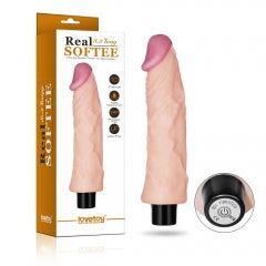 Lovetoy Products 8.3'' Real Softee Ultra Soft Realistic Vibrator - Light