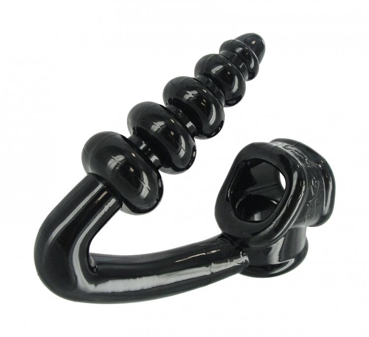 XR Brands Master Series The Tower Cock &amp; Ball Ring with Anal Plug