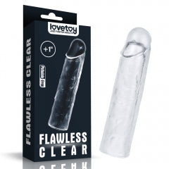 Lovetoy Products Flawless Clear +1" Penis Extension