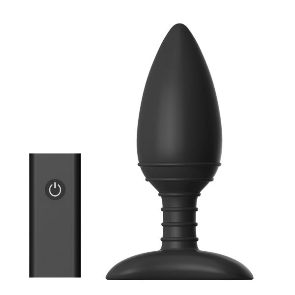 Nexus Ace Rechargeable Vibrating Butt Plug - Large - Black