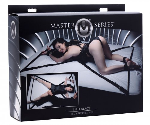 XR Brands Master Series Interlace Bed Restraint Set