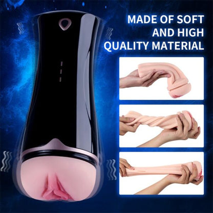 Juicy Lamour Allison Cup Vibrating Realistic Vaginal Masturbator