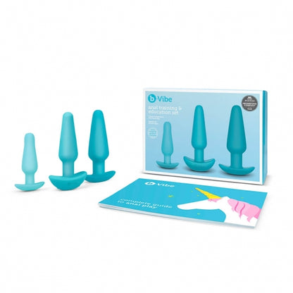 b-Vibe Anal Training &amp; Education Set 7pc - Teal