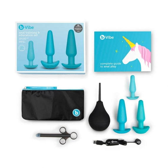 b-Vibe Anal Training &amp; Education Set 7pc - Teal